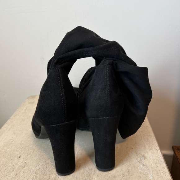 Sam Edelman - Kent Over the Knee Boot - Black Suede - Black - 9 - Picture 5 of 9